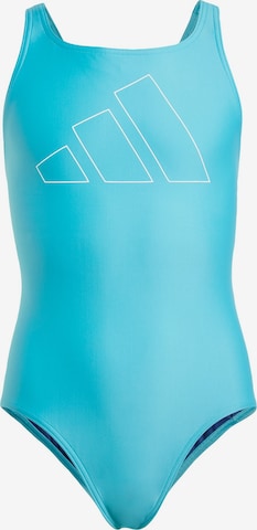 ADIDAS PERFORMANCE - Moda de baño deportiva 'Big Bars' en azul: frente