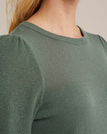 Pull-over 'Trui met' WE Fashion en vert