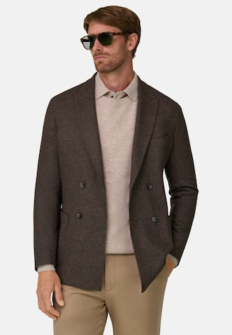 Boggi Milano Regular fit Blazer in Brown: front