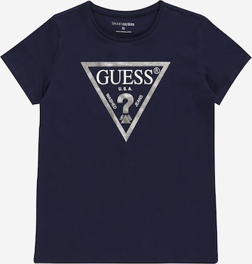 GUESS T-Shirt in Blau: Vorderseite