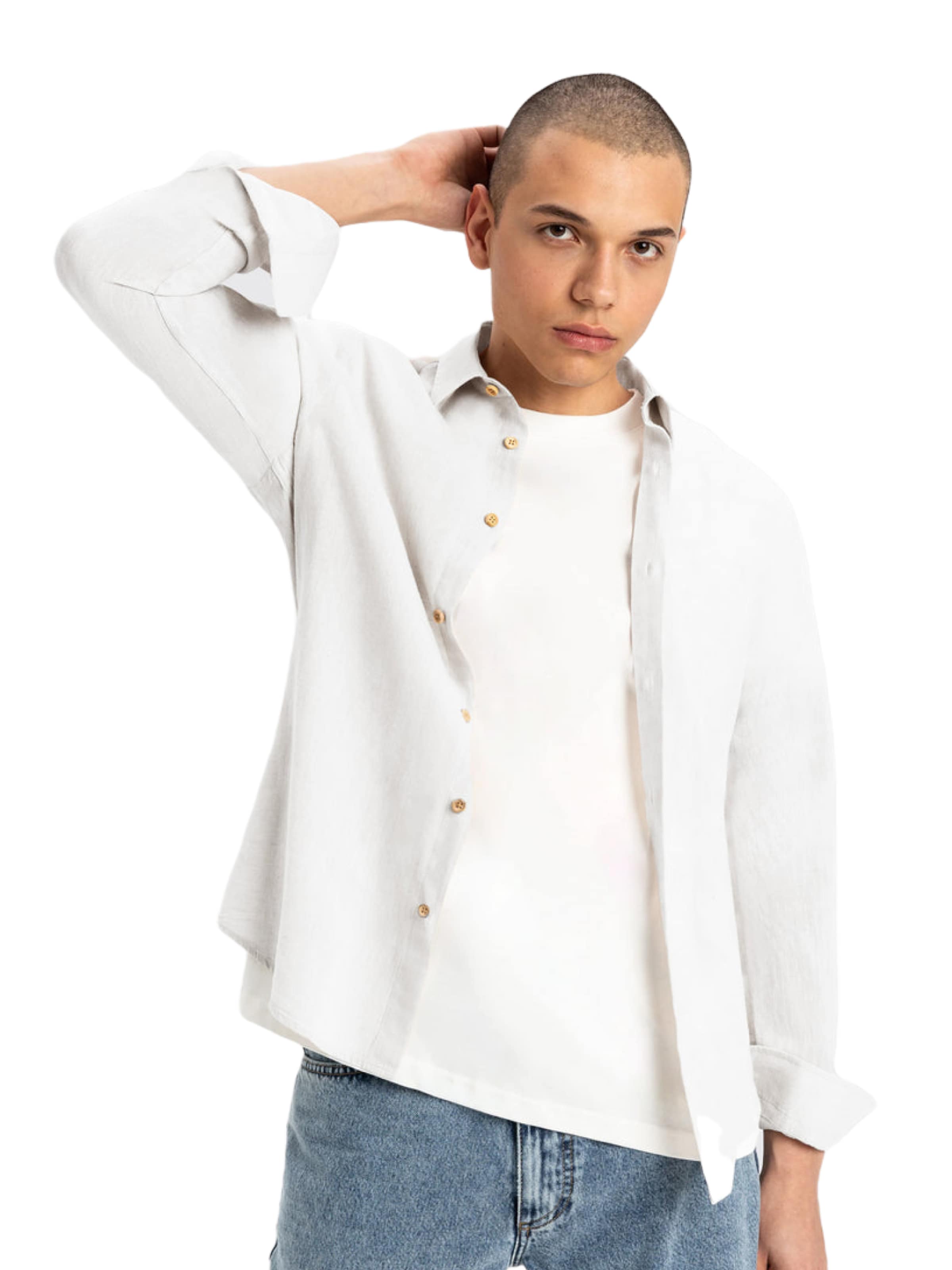 UNIQVIBE Regular fit Overhemd in Wit