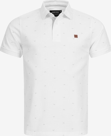 INDICODE JEANS Poloshirt 'Ayers' in Weiß: front