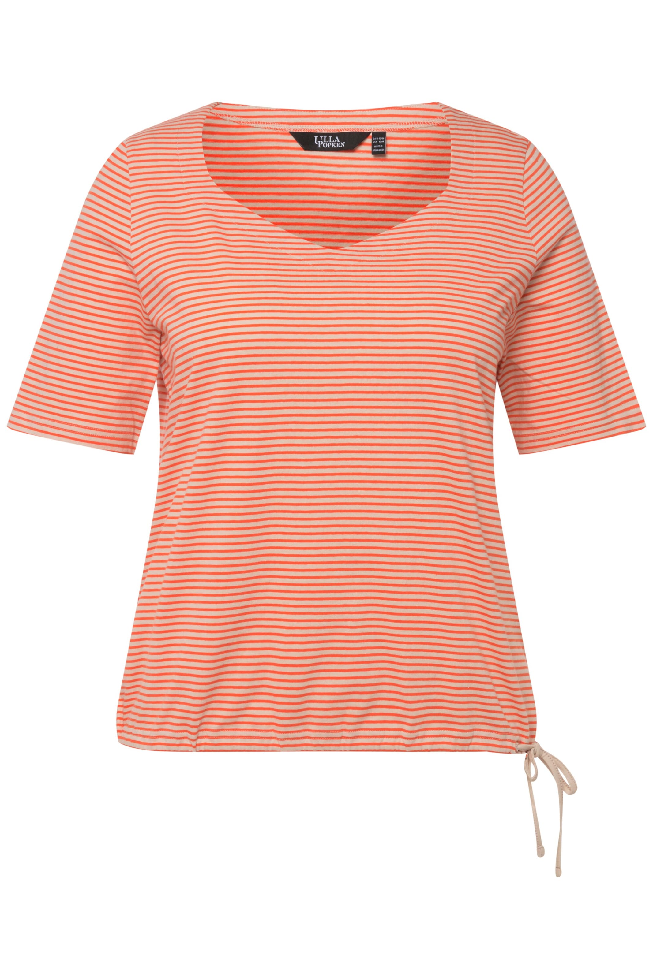 Ulla Popken Shirt in Oranje: voorkant