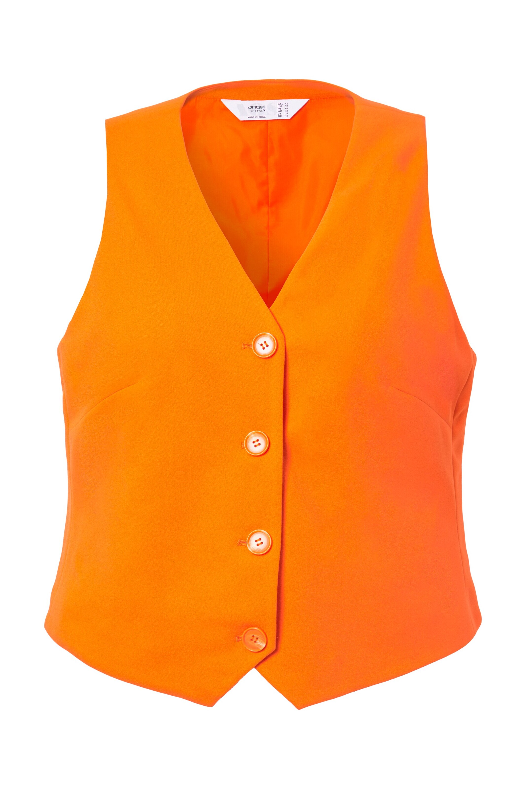 Angel of Style Weste in Orange: Vorderseite