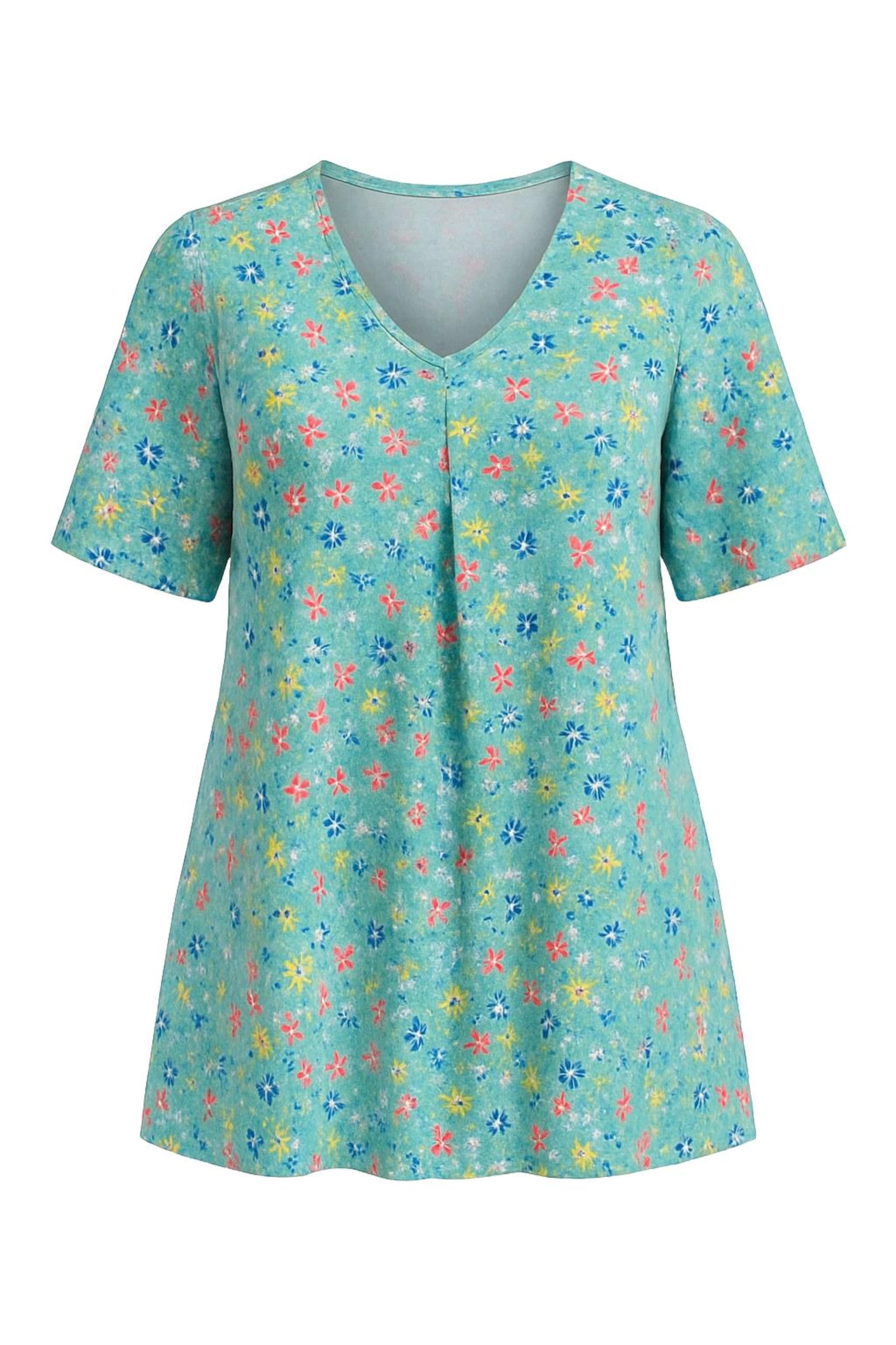 Stil Diva Blouse in Green: front