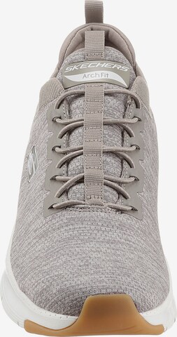 Baskets basses SKECHERS en gris