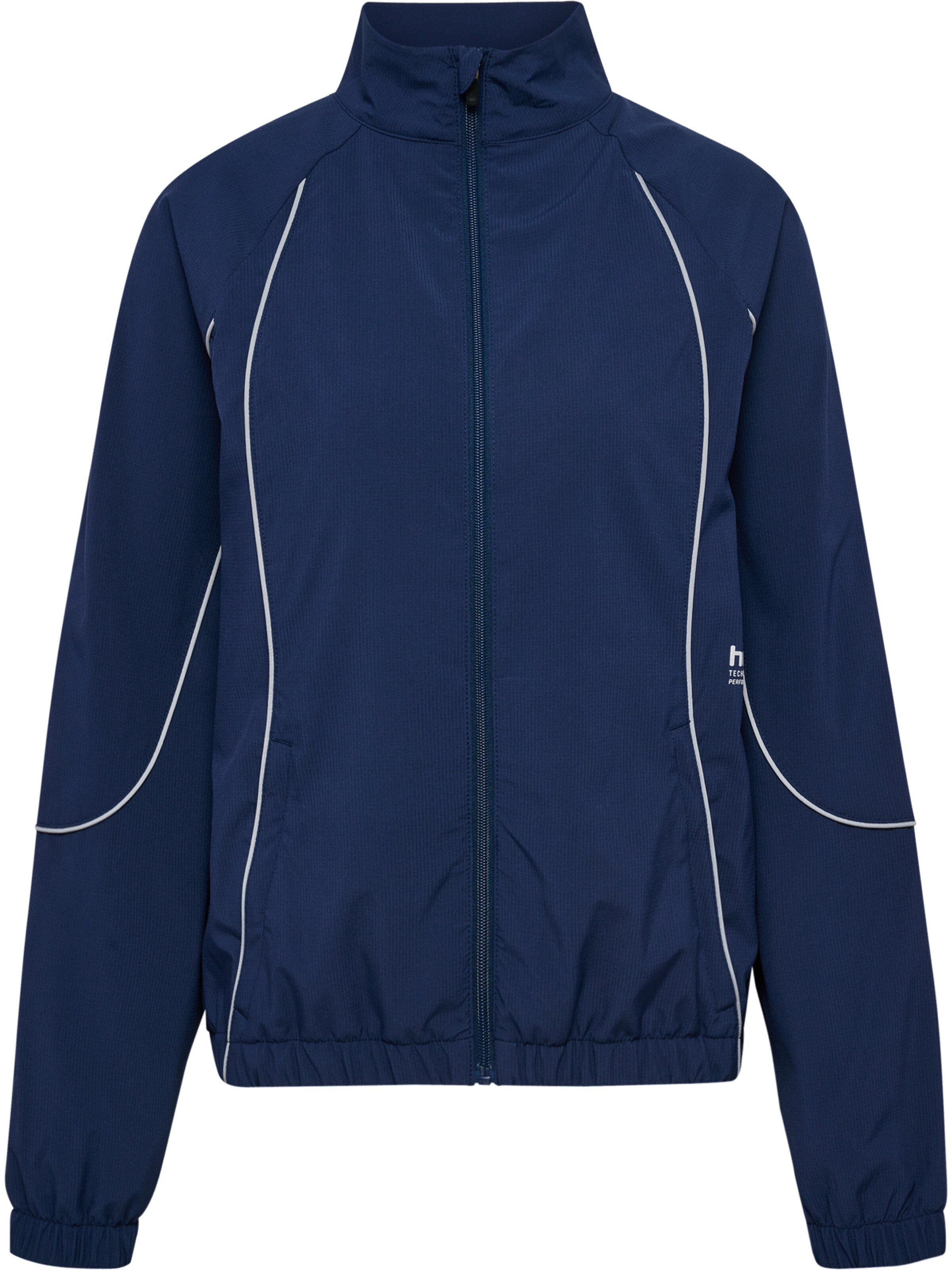 Hummel Sports sweat jacket 'Pulse' in Blue: front