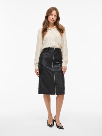 VILA Blouse 'VIJAZZI' in Beige