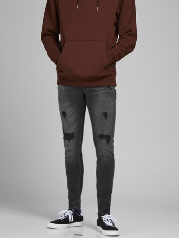 JACK & JONES Skinny Jeans 'Pete' i svart: forside