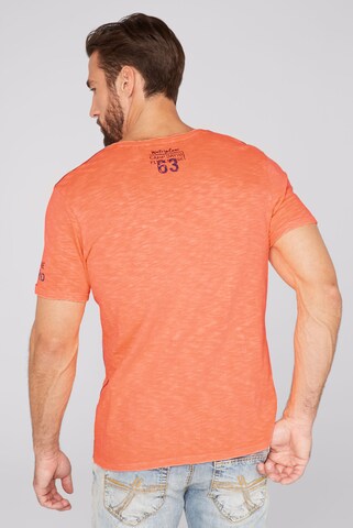 CAMP DAVID Shirt 'Fly and Cruise' in Orange