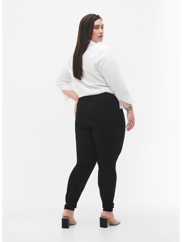 Skinny Jeans de la Zizzi pe negru