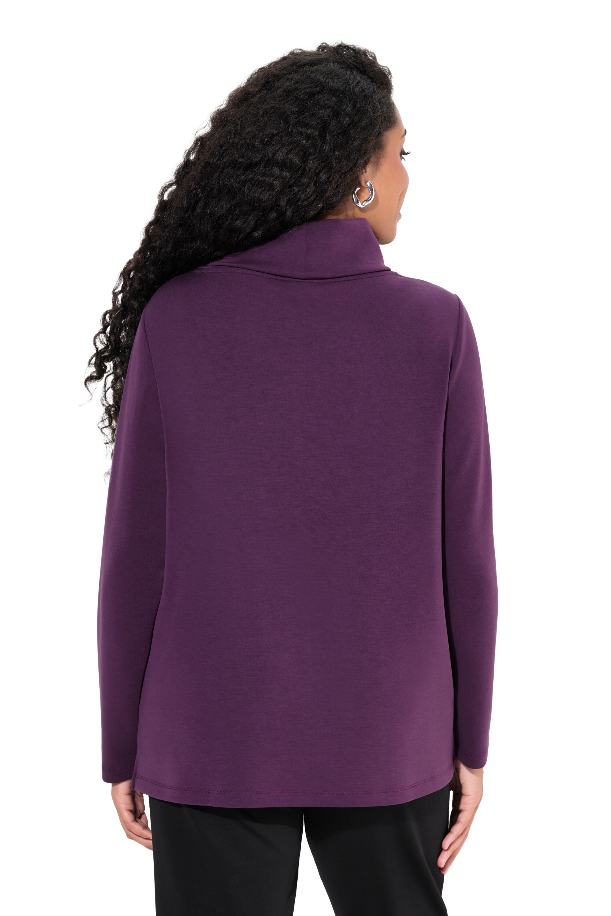 Ulla Popken Sweatshirt in Lila