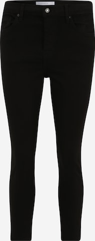 TOPSHOP Petite - Skinny Vaquero 'Jamie' en negro: frente