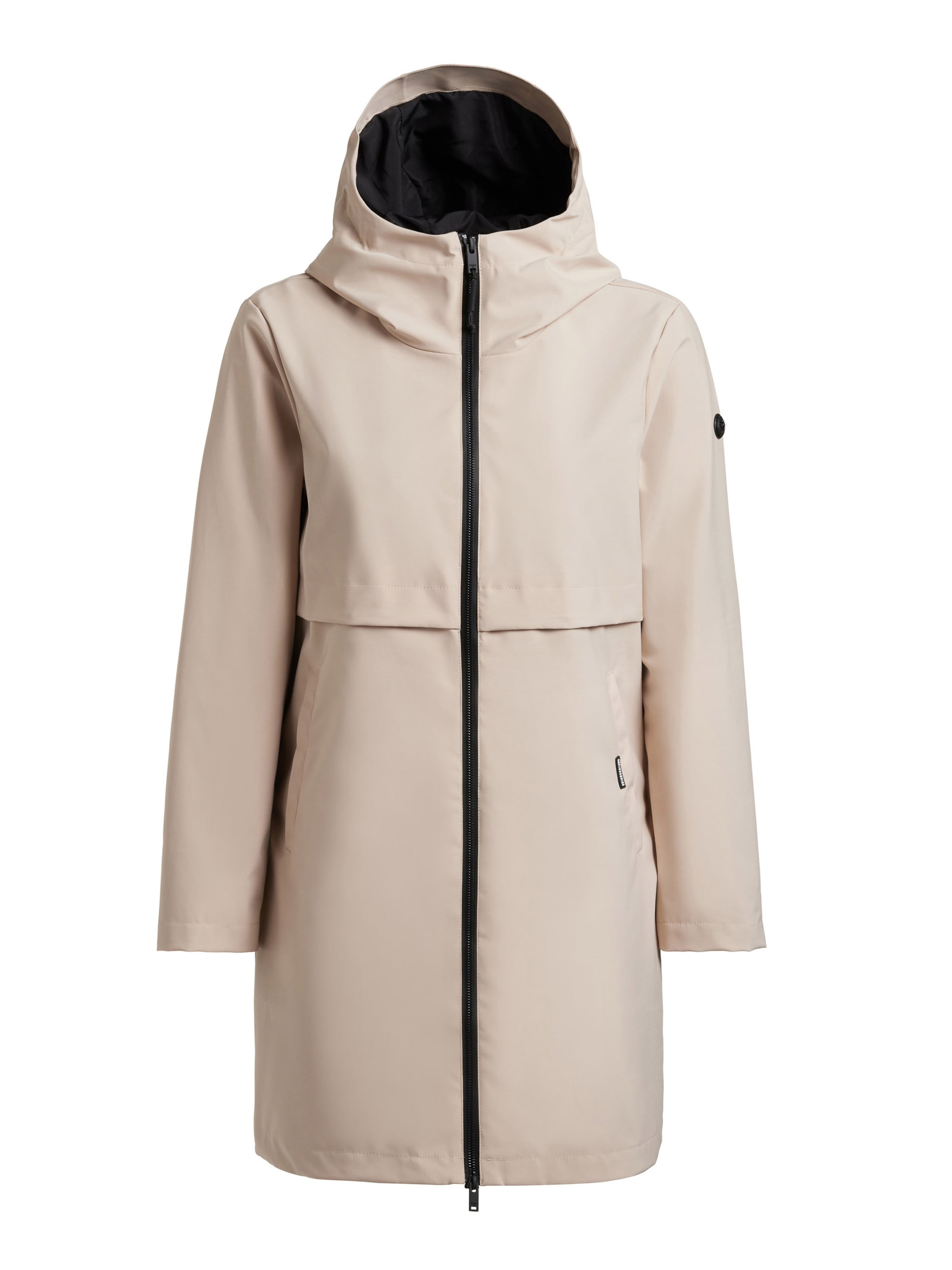 khujo Between-seasons coat 'June' in Beige: front