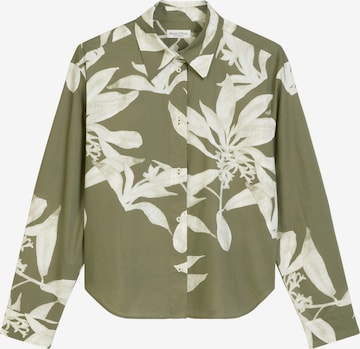 Marc O'Polo Bluse in Grün: Vorderseite