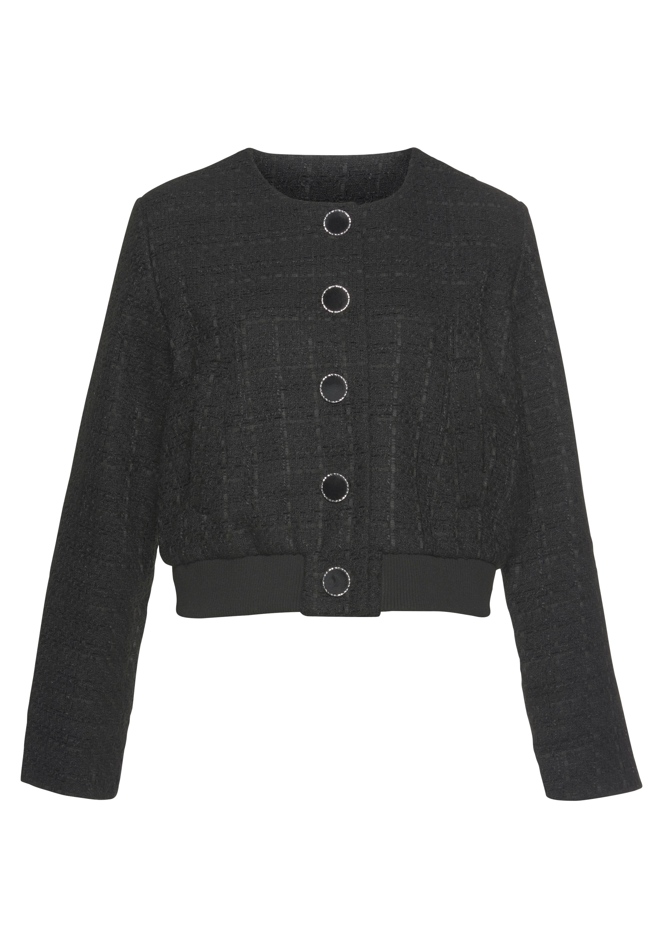 LASCANA Átmeneti dzseki - fekete: elől