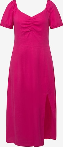 Robe Ulla Popken en rose : devant