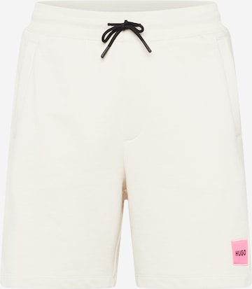 HUGO Red Trousers 'Diz' in White: front