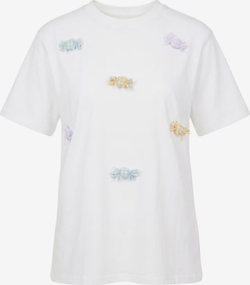 T-shirt 'Pop' MYMO en blanc : devant