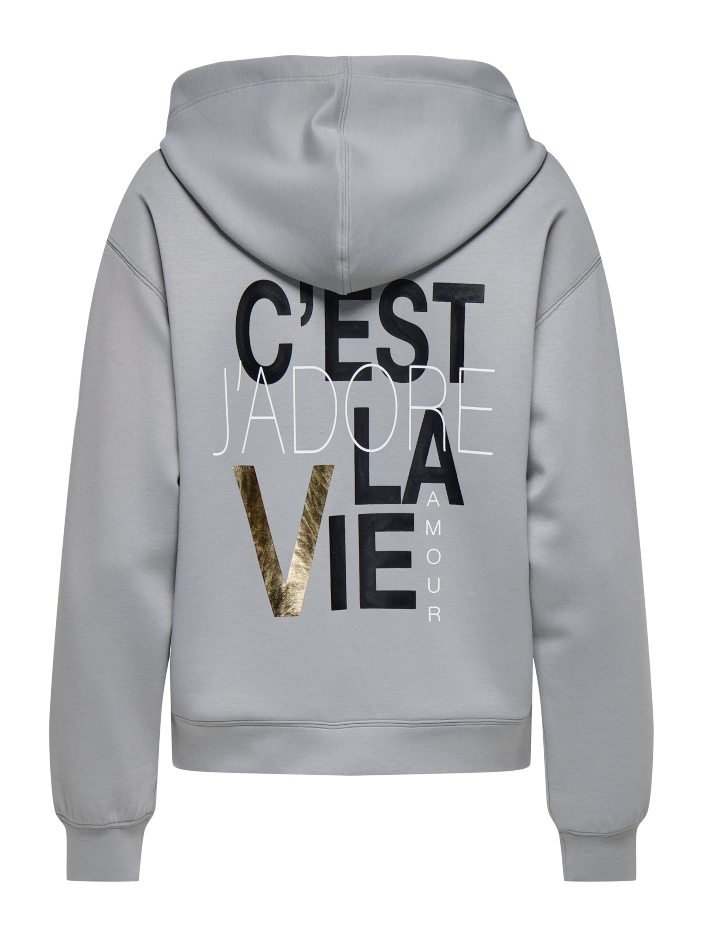 ONLY Sweatshirt 'ONLALINA' in Grey