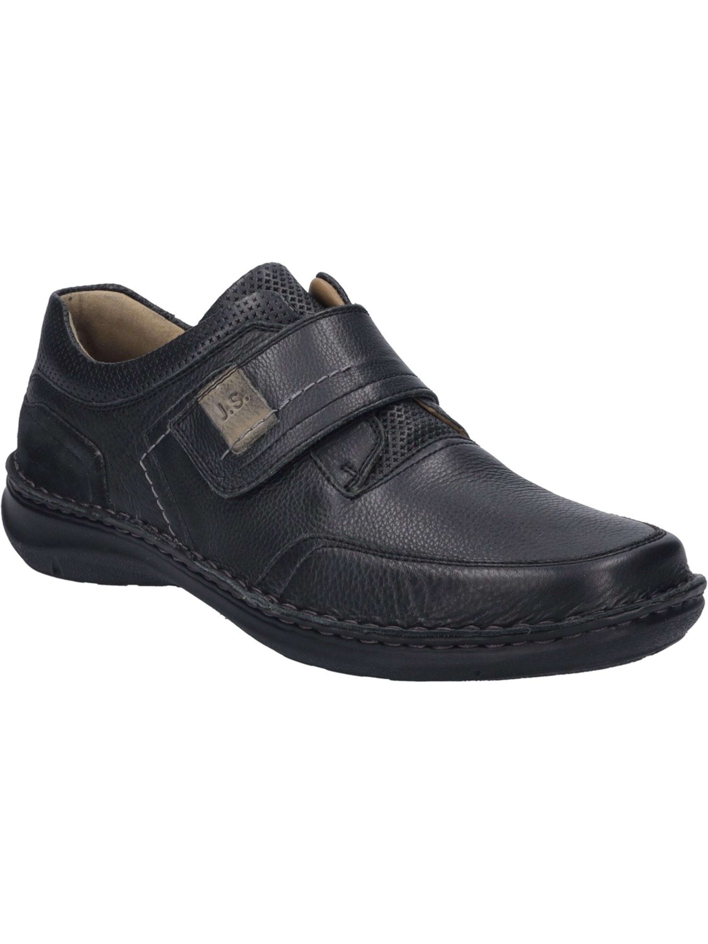 JOSEF SEIBEL Schnürschuh 'Josef Seibel New Anvers 83 - Schwarz Leder'‌‌‌‌‌‌‌‌‌ in Schwarz: Vorderseite