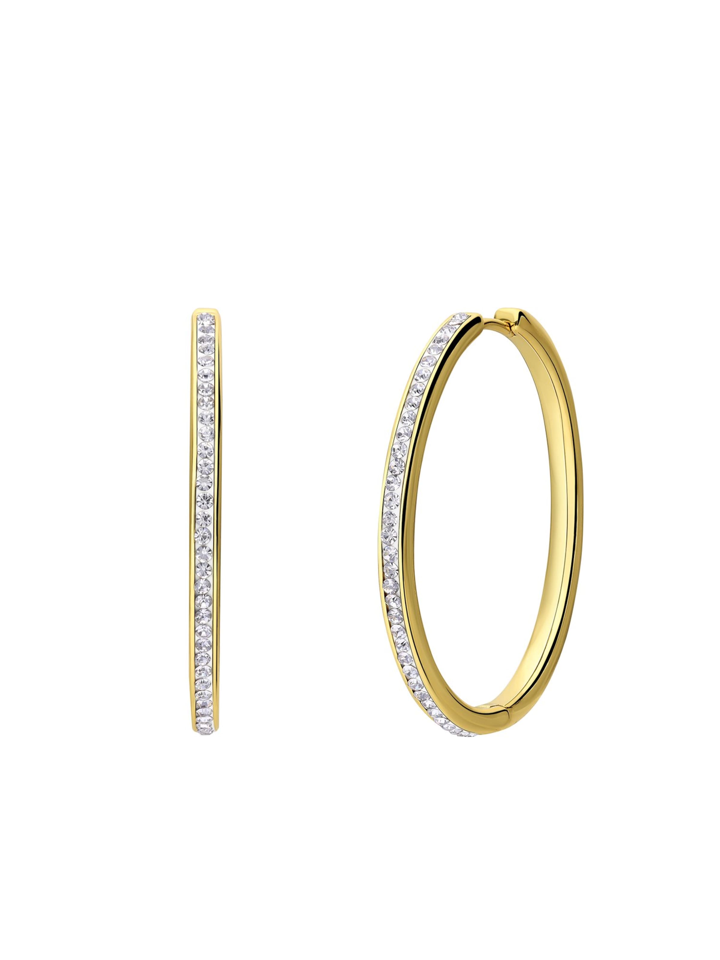 Lucardi Oorbellen in Goud: voorkant