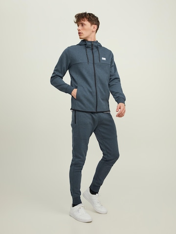 JACK & JONES Sweatjacka 'Air' i blå