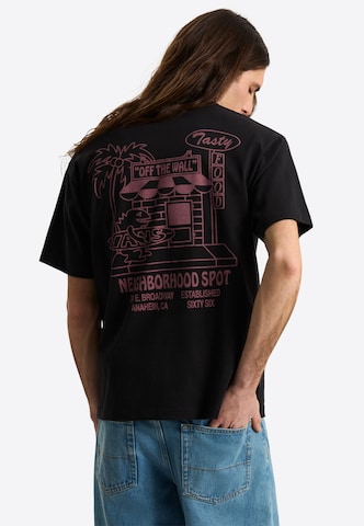 Tricou 'Food Spot' de la VANS pe negru: față