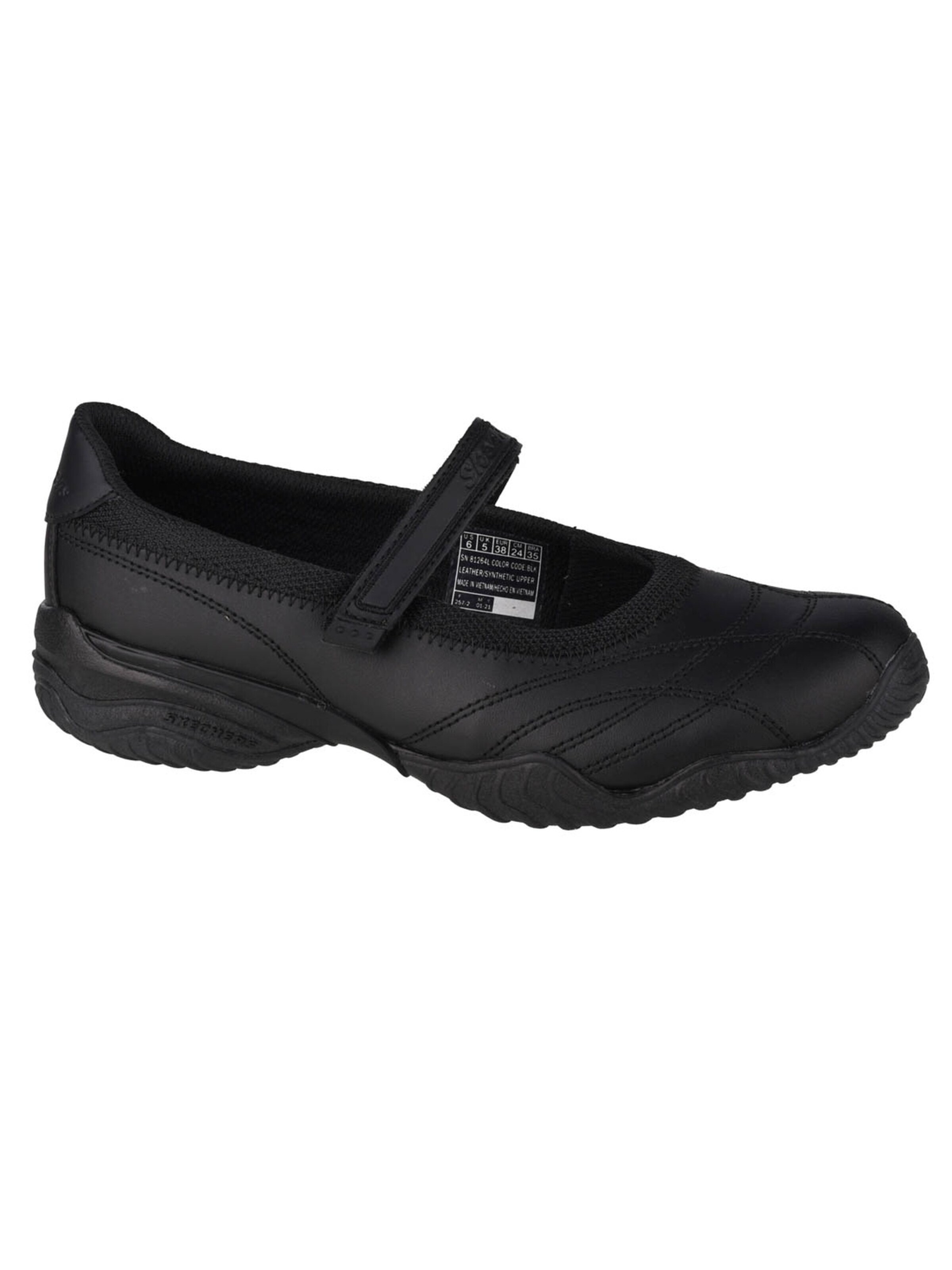 SKECHERS Ballerina's 'Velocity-Pouty' in Zwart