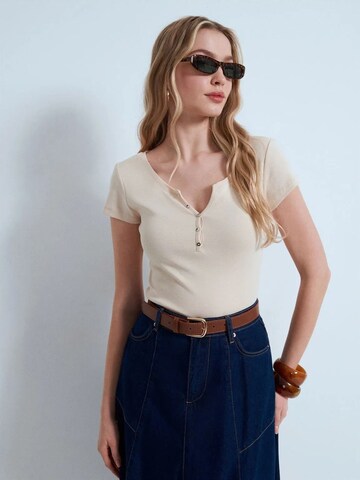 T-shirt Dilvin en beige