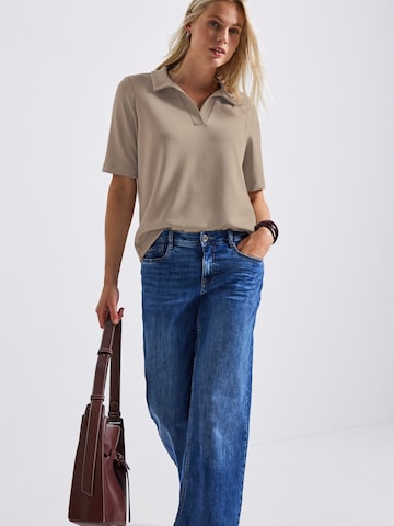 T-shirt STREET ONE en beige