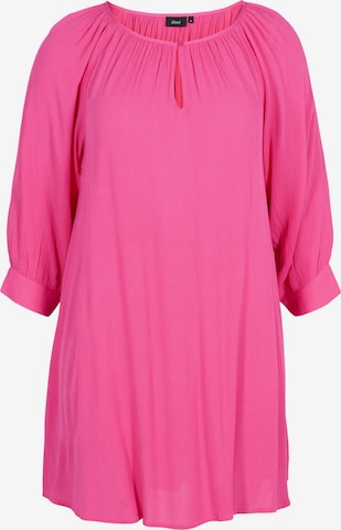 Zizzi Tunic 'Erose' in Pink: front