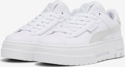 PUMA Låg sneaker 'Mayze' i ljusgrå / vit, Produktvy