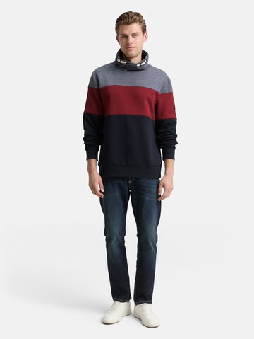 Sweat-shirt TOM TAILOR en bleu