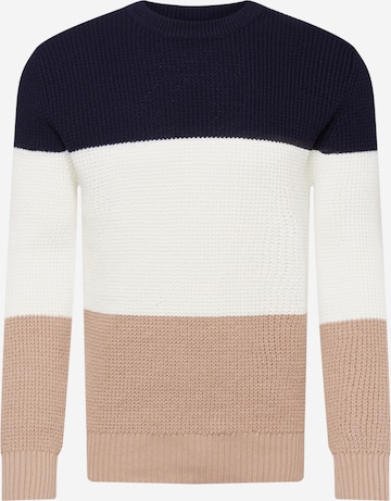 River Island Pullover in Beige: front