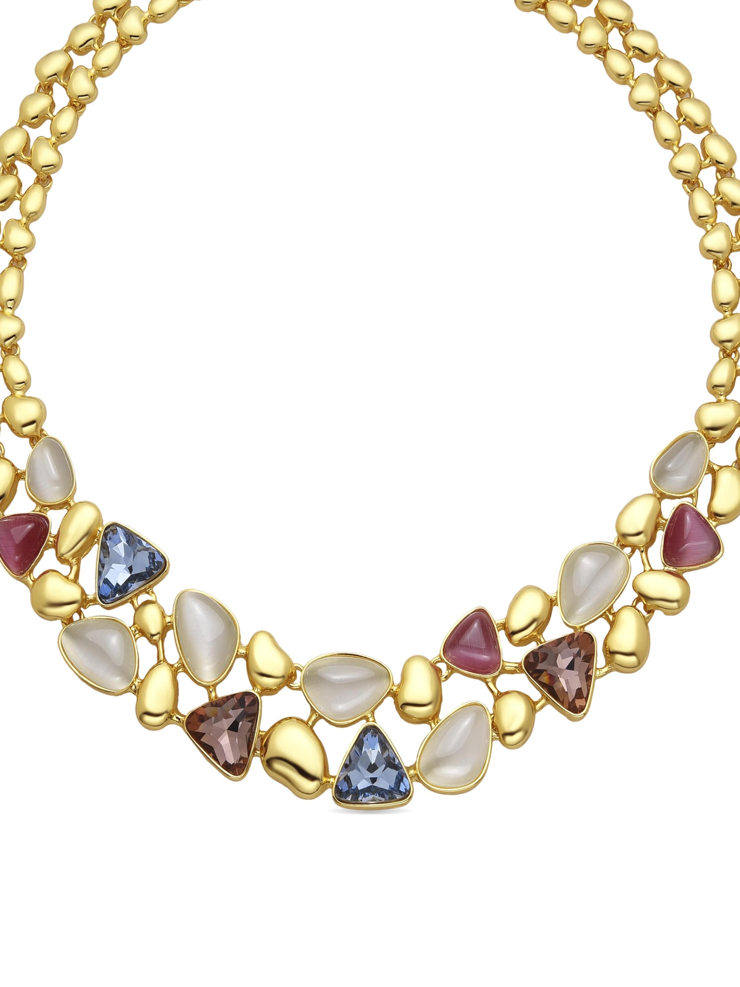 Luxenter Kette 'Naxmo'‌‌‌ in Mischfarben