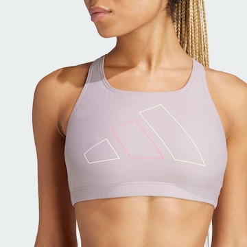 ADIDAS PERFORMANCE Bustier Sport-BH in Lila