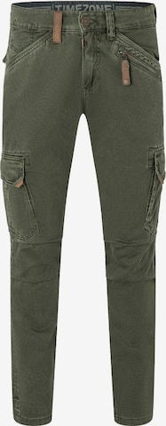 TIMEZONE Hose 'Ben' in Grün: Vorderseite