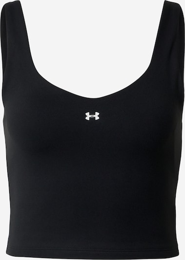 UNDER ARMOUR Urheilutoppi 'Motion' koossa XS värissä musta / valkoinen, Tuotenäkymä