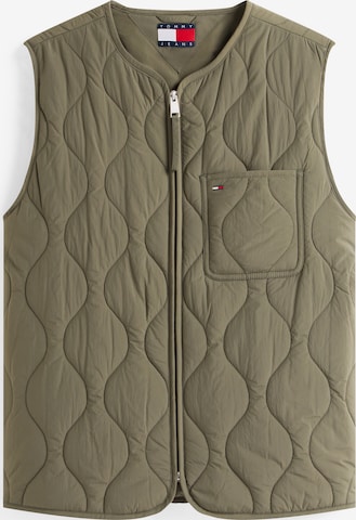 Gilet Tommy Jeans en vert : devant