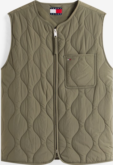 Tommy Jeans Prsluk u mornarsko plava / kaki / crvena / bijela, Pregled proizvoda