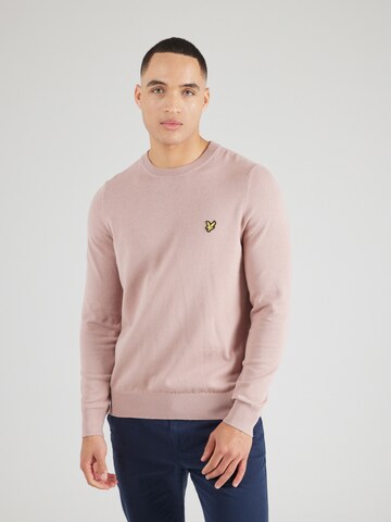Lyle & Scott Pullover i pink: forside