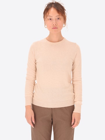 Distretto12 Trui 'Geppi' in Beige: voorkant