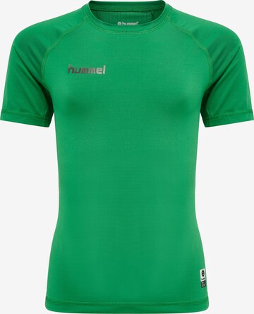 T-Shirt fonctionnel Hummel en vert : devant