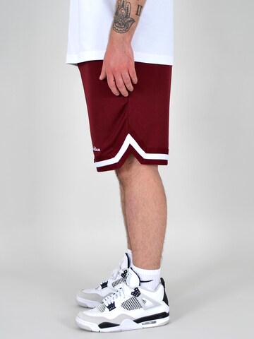 Adam Loosefit Sporthose 'Sweatshorts Basketball Shorts'‌‌‌‌‌‌‌‌‌ in Rot