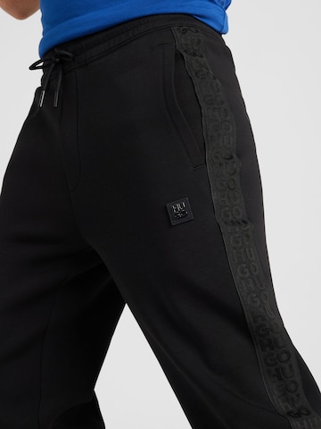 HUGO Tapered Trousers 'Dembos' in Black