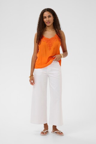 Cream Top 'CRAnna' in Orange