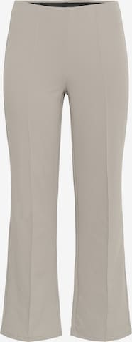 KAFFE CURVE Slimfit Bukser med fals 'Athena' i grå: forside