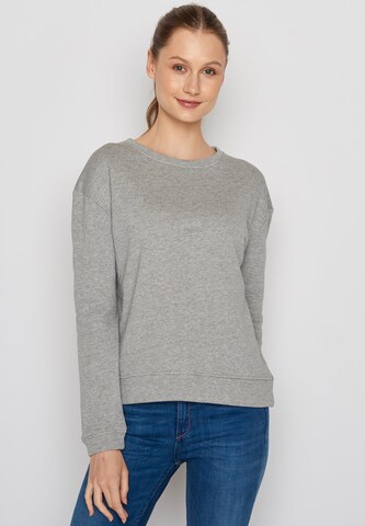 GREENBOMB Sweatshirt 'Canty' in Grau: Vorderseite