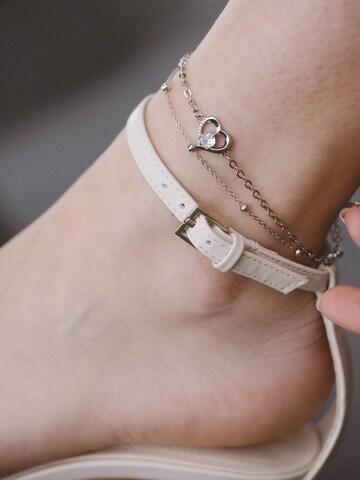 SERASAR Bracelet 'Anklet Heart' in Silver